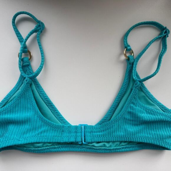 Aerie Women's Blue and Green Bikini-and-tankini-tops - Picture 2 of 3